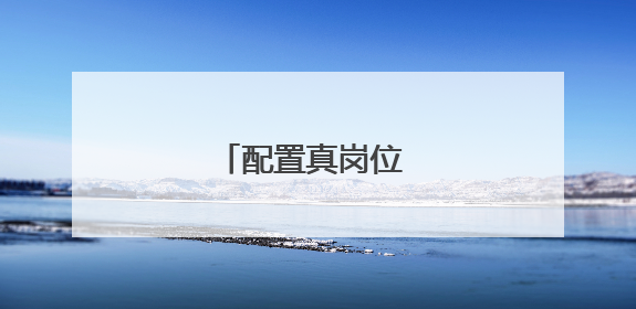 配置真岗位 体味真乡情