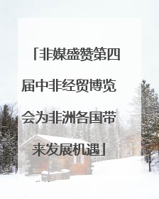 非媒盛赞第四届中非经贸博览会为非洲各国带来发展机遇