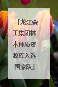 龙江森工集团林木种质资源库入选国家队