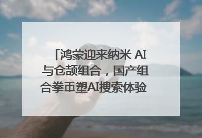 鸿蒙迎来纳米 AI 与仓颉组合，国产组合拳重塑AI搜索体验｜新经济观察