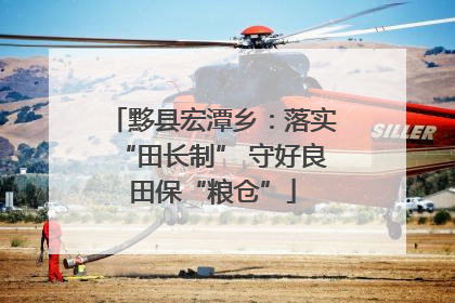 黟县宏潭乡：落实“田长制” 守好良田保“粮仓”