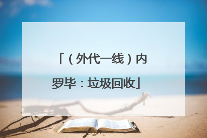 （外代一线）内罗毕：垃圾回收