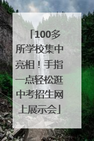 100多所学校集中亮相！手指一点轻松逛中考招生网上展示会
