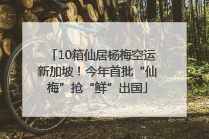 10箱仙居杨梅空运新加坡！今年首批“仙梅”抢“鲜”出国