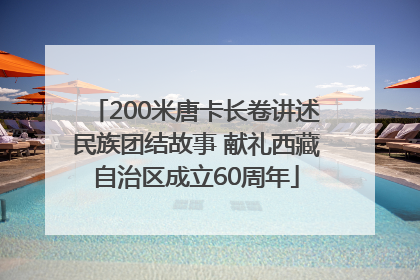200米唐卡长卷讲述民族团结故事 献礼西藏自治区成立60周年