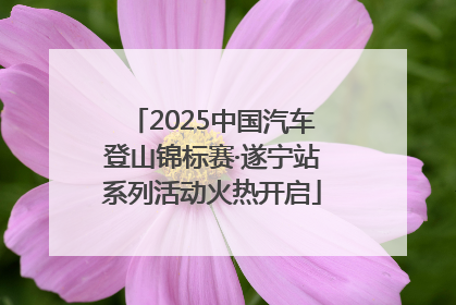 2025中国汽车登山锦标赛·遂宁站系列活动火热开启