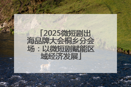2025微短剧出海品牌大会桐乡分会场：以微短剧赋能区域经济发展