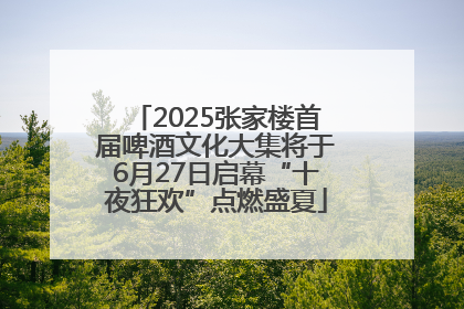 2025张家楼首届啤酒文化大集将于6月27日启幕“十夜狂欢”点燃盛夏