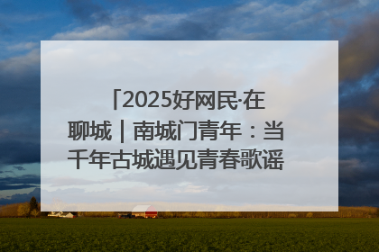2025好网民·在聊城｜南城门青年：当千年古城遇见青春歌谣 一湖碧水见证的“聊城式浪漫”