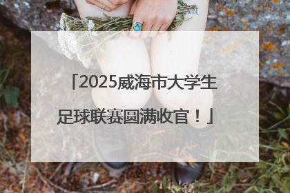 2025威海市大学生足球联赛圆满收官！